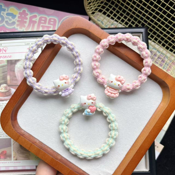 Wholesale Bow Kt Hair Band Hair Rope Couple Best Friend Gift Cartoon Hair Accessories