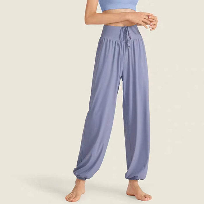 Wholesale New cool and quick drying sports pants with long legs and loose fit yoga pants for casual fitness wear