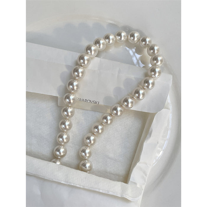 Wholesale Pearl necklace made of pure silver