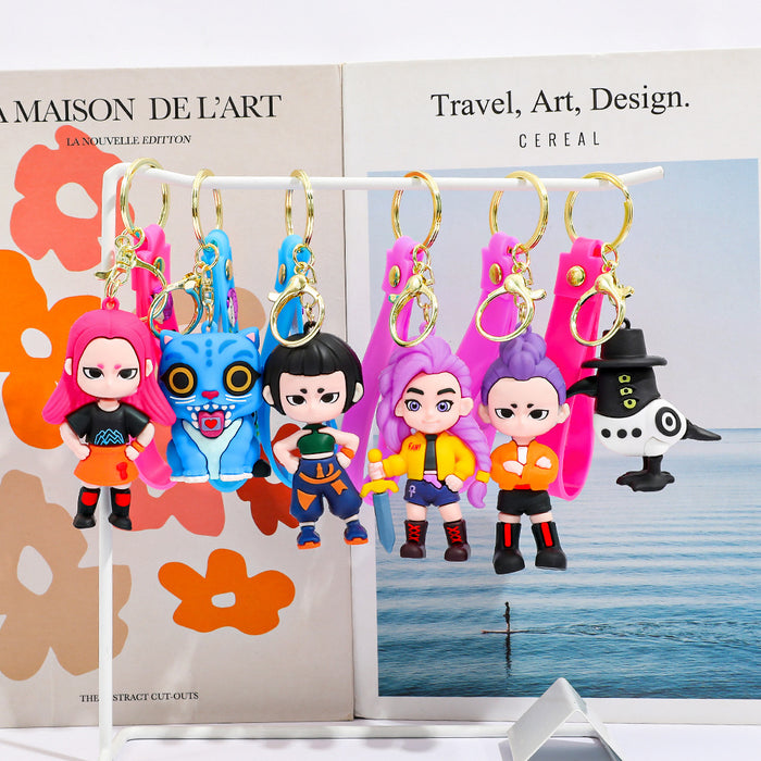 Wholesale KPOP Cartoon Anime Keychain Charm