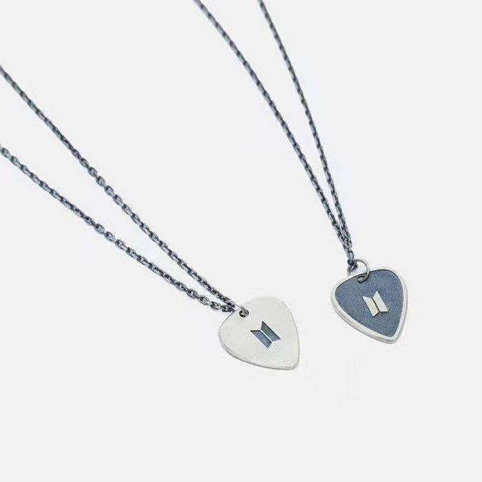 Wholesale Heart Pendant Titanium Steel Necklace JDC-NE-TengF001