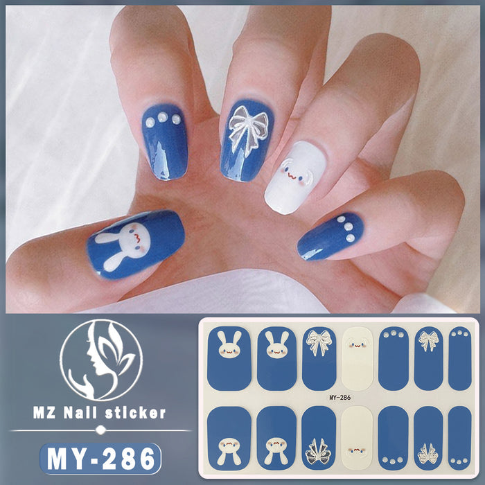 Wholesale 14 Pieces/sheet Butterfly Bake Free Gel Nails Kits Nail Stickers JDC-NS-ARS002