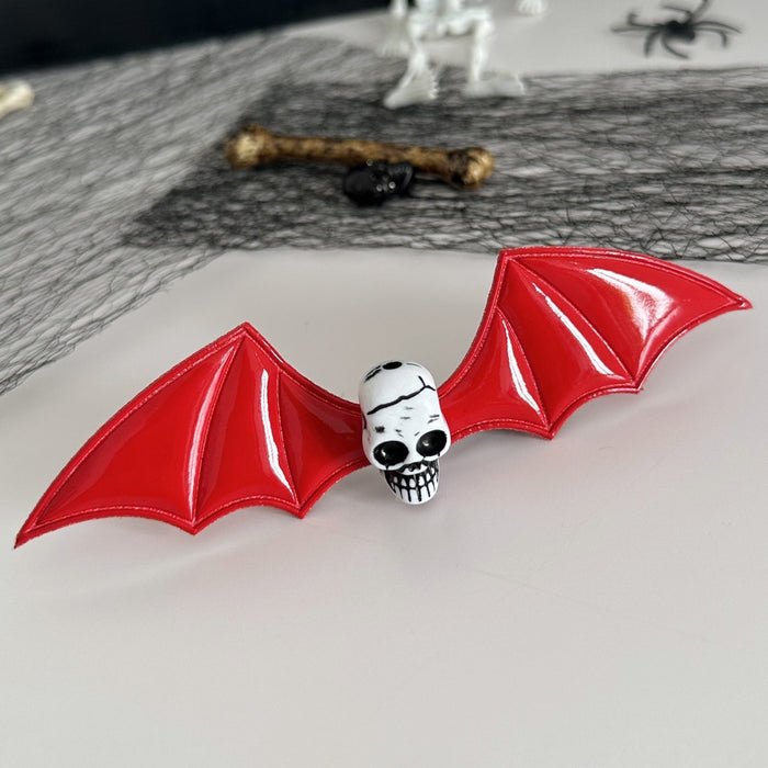 Wholesale New Halloween Headdress Dark Series Funny Pumpkin Single Eye Devil Bat Wings Side Hairpin Hairpin