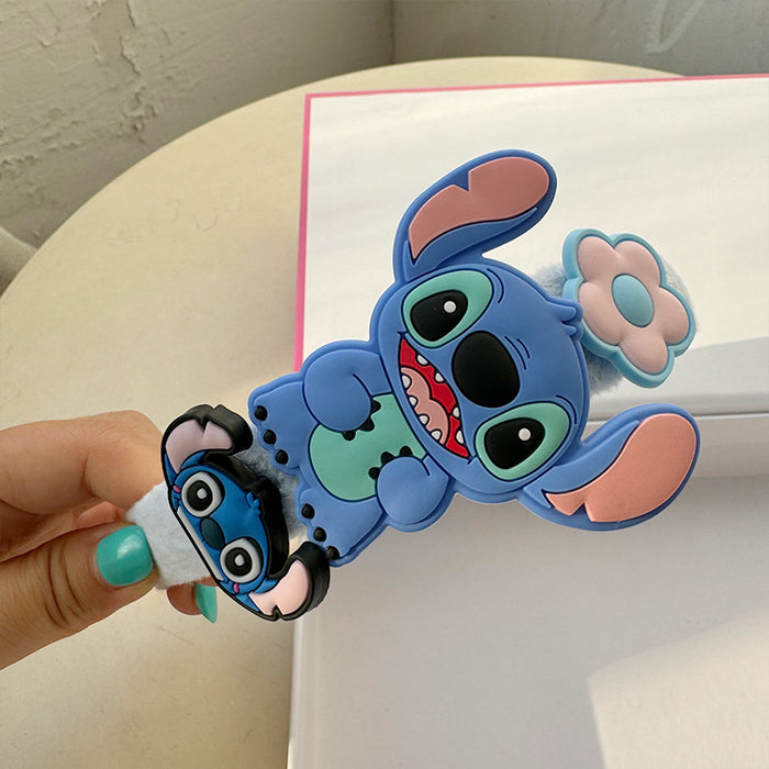 Wholesale Blue-toned square-shaped hair clip for the back of the head.