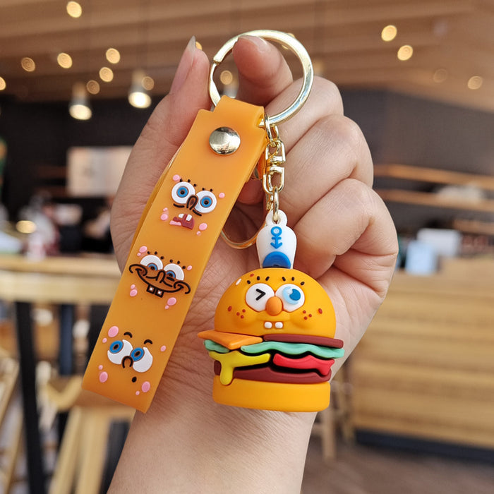 Wholesale Cartoon Silicone Doll Keychain JDC-KC-ZhuoRan024