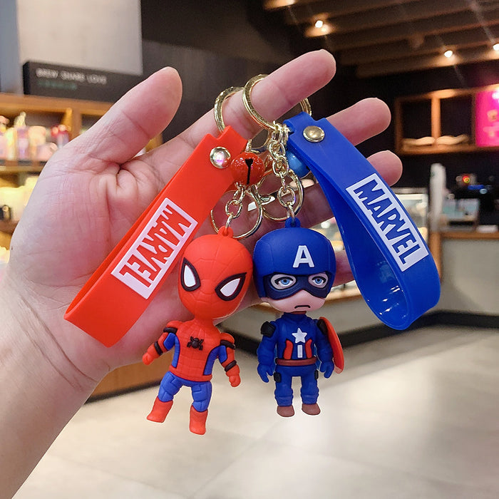 Wholesale Cartoon Silicone Doll Keychain JDC-KC-KuangK039