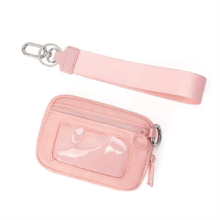 Wholesale Waterproof Small Wallet Multi-function Card Case Keychain Coin Purse Storage Bag