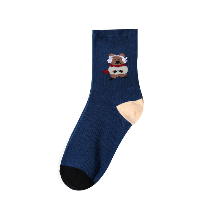 Wholesale Socks cotton tube new cartoon versatile cute cotton socks