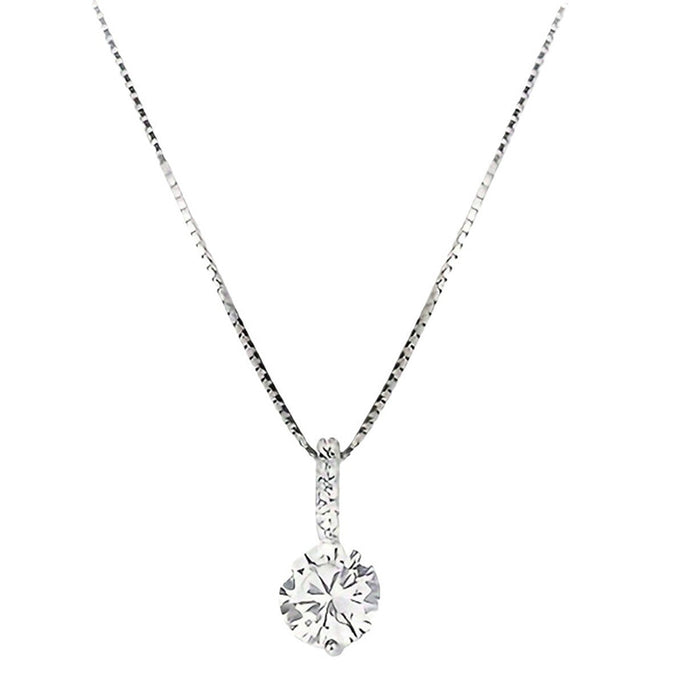 Wholesale Single sparkling diamond necklace