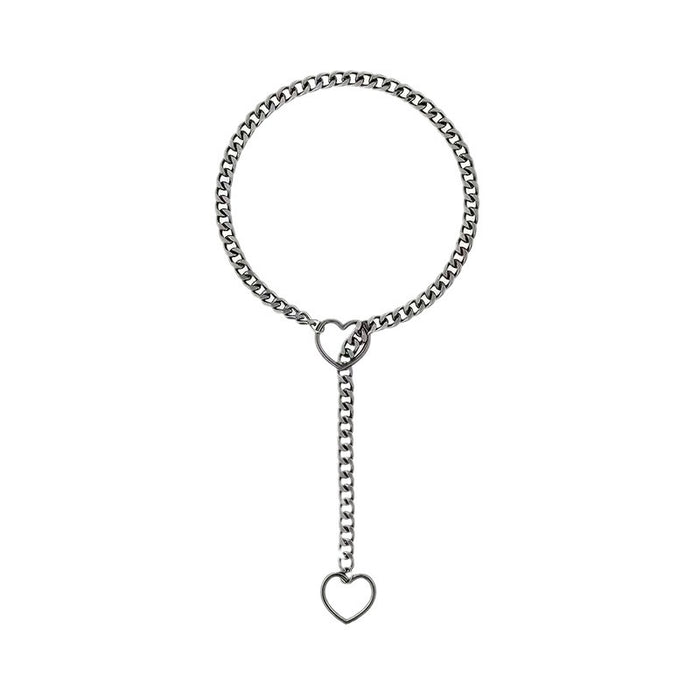 Wholesale Cuban Chain Personalized Love Pendant Fashion Lasso Adjustable Love Necklace