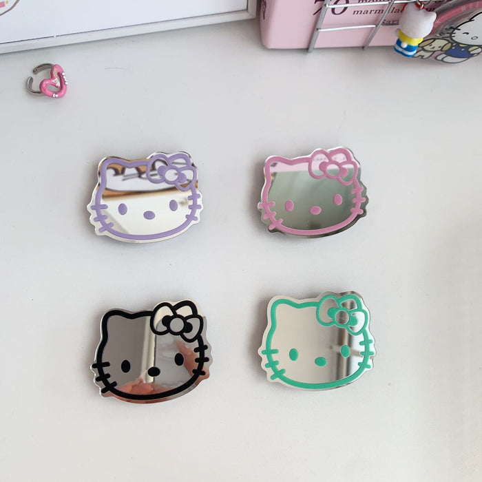 Wholesale Colorful Cat Makeup Mirror Mobile Phone stand