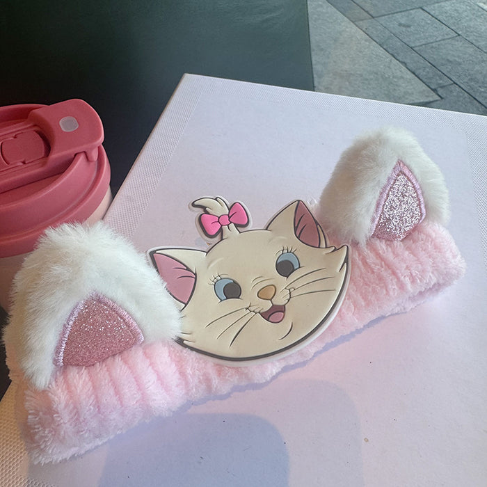Wholesale Cartoon cat face wash headband
