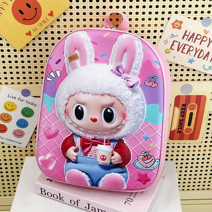 Wholesale Cute cartoon backpack for kindergarten boys and girls with cartoon dolls