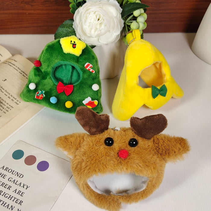 Wholesale Baby Clothes 10Cm 15Cm Doll Headgear Cute Christmas Hat Plush Doll Hat Accessories