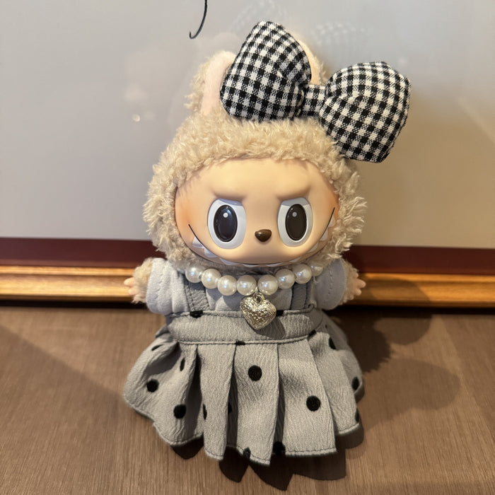 Wholesale Doll Clothes Pearl Necklace Overalls Mini Skirt Doll Clothes