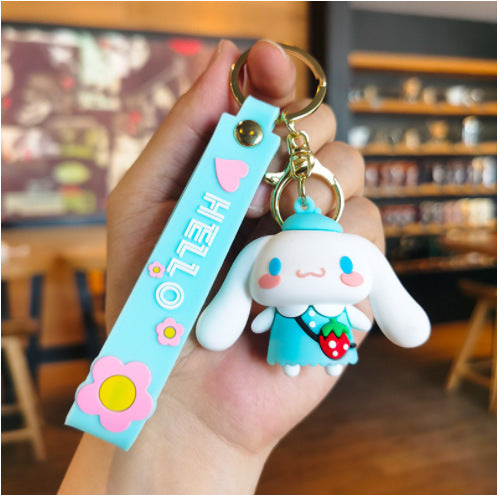 Wholesale Cartoon Doll 3D Rubber Keychain JDC-KC-Tingm065