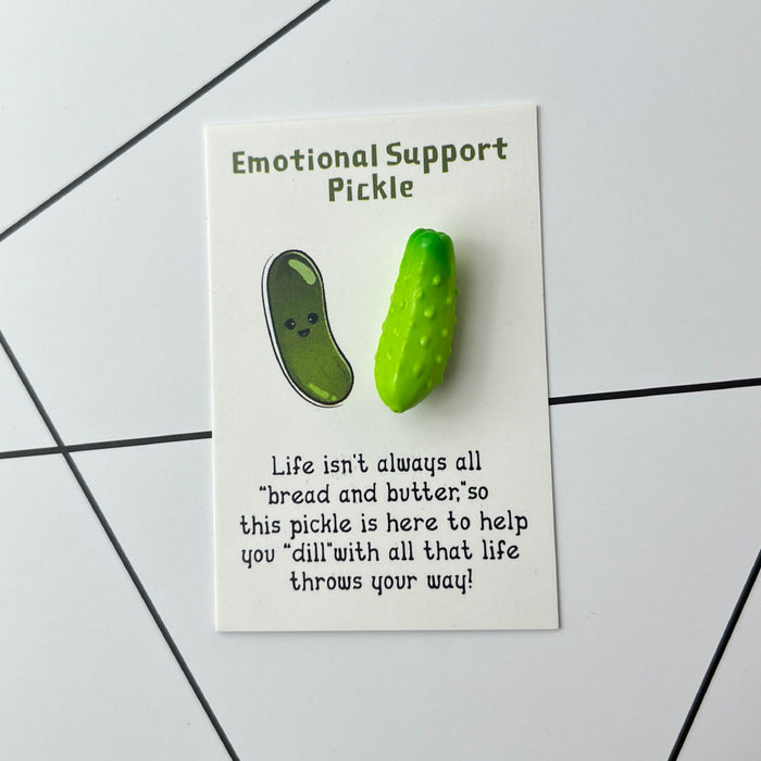 Wholesale creative cucumber pocket Decorations hug card