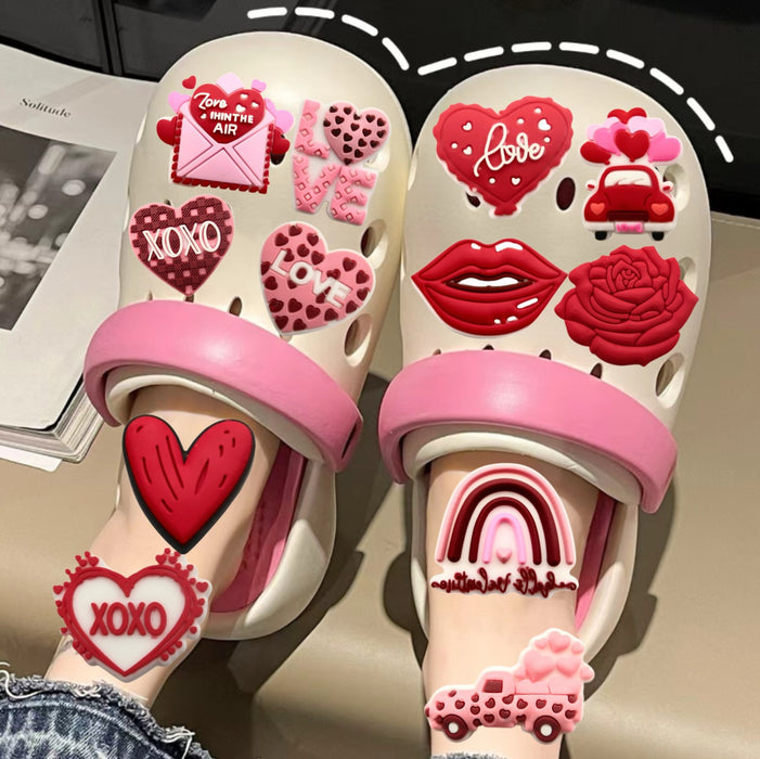 Wholesale Cartoon hole shoes, flower shoe buckles, decorative buckles, DIY shoe accessories, cross-border