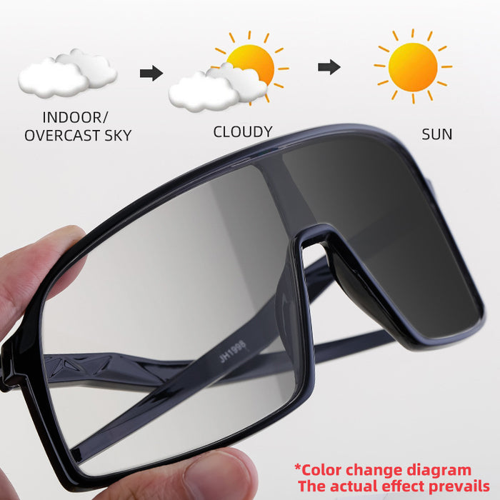 Wholesale New connected color changing sunglasses for outdoor cycling sports sunglasses