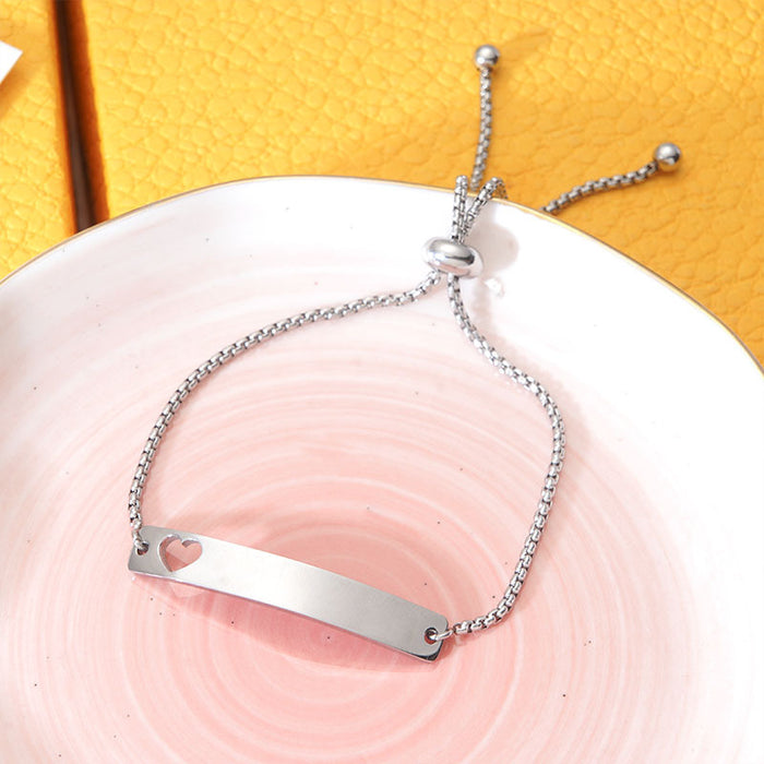 Wholesale Titanium steel bracelet, DIY bracelet, fashionable stainless steel bracelet