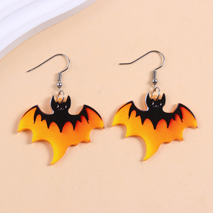 Wholesale Acrylic Earrings  Ghost Pumpkin Cartoon Spider Earrings for Women