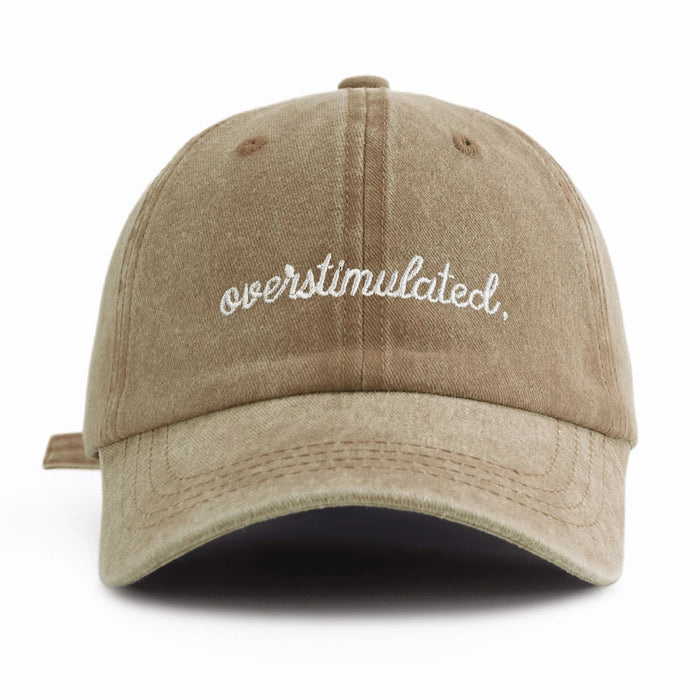 Wholesale Trendy Black Adjustable Baseball Cap With Distressed Letter Print Curved Brim For Summer Sun Protection Boutique Resale Accessory