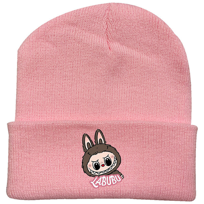 Wholesale   knitted hat autumn and winter new wool hat adult outdoor warm hat cross-border cartoon cold hat