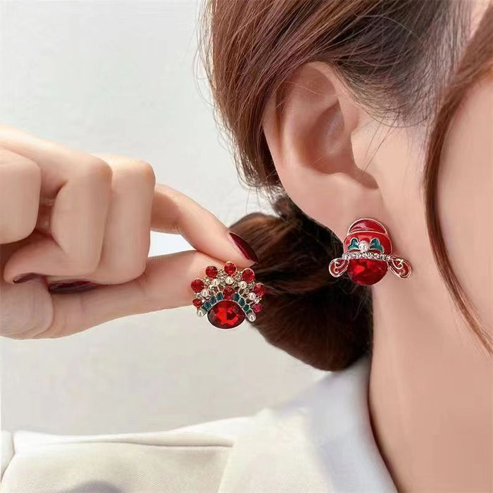 Wholesale  Peking Opera facial makeup earrings