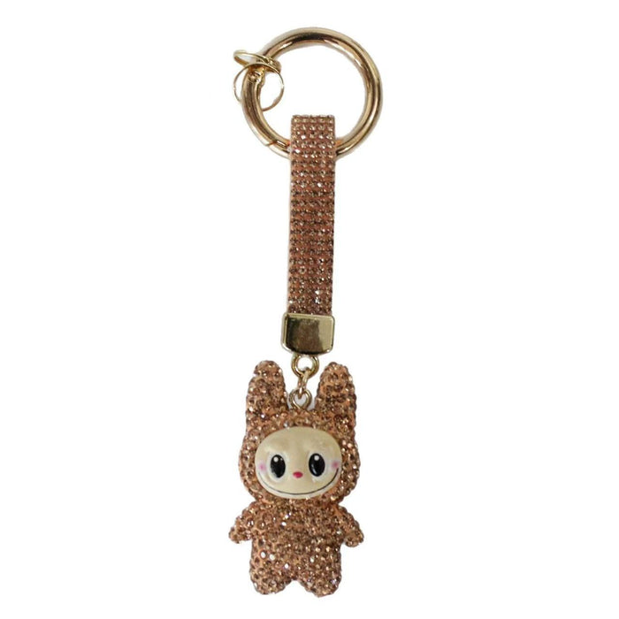 Wholesale Diamond-Encrusted Clay Doll, Bag, Mobile Phone Keychain Pendant Doll
