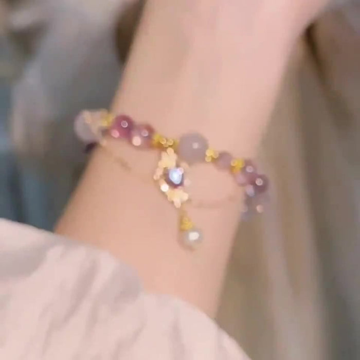 Wholesale Bracelet color collision, light luxury, niche exquisite feeling, fairy style bracelet bracelet bracelet