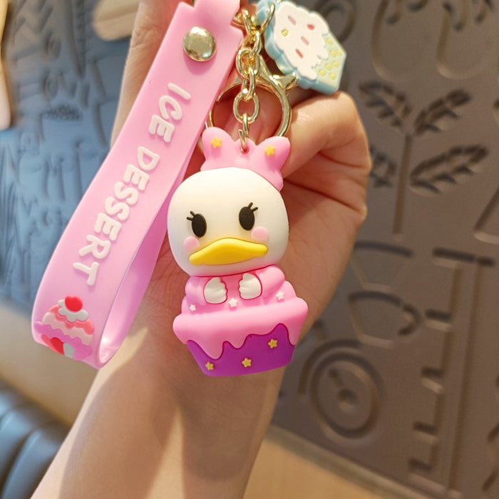 Wholesale Cute 3D Doll Silicone Keychain JDC-KC-MingT146