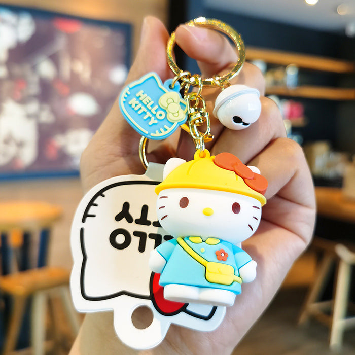 Wholesale Cartoon Doll Silicone Keychain JDC-KC-Tingm235