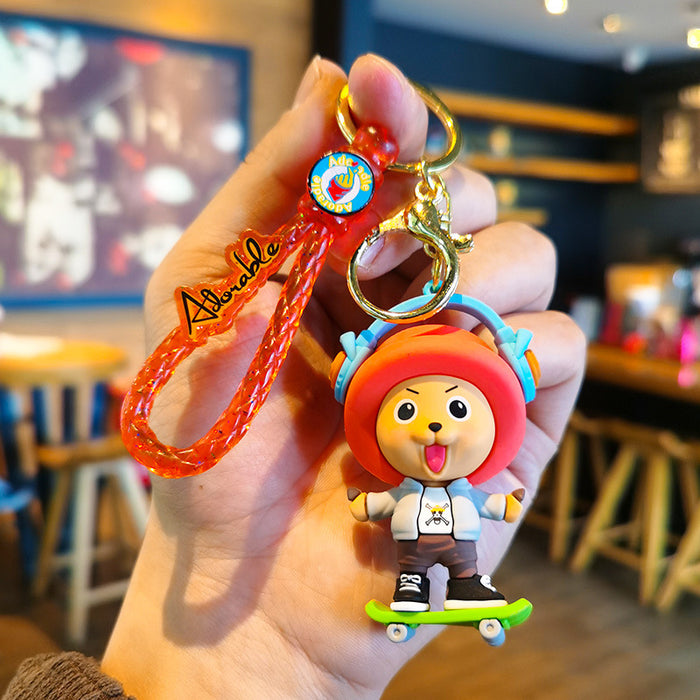 Wholesale Cartoon Doll Silicone Keychain JDC-KC-Tingm254