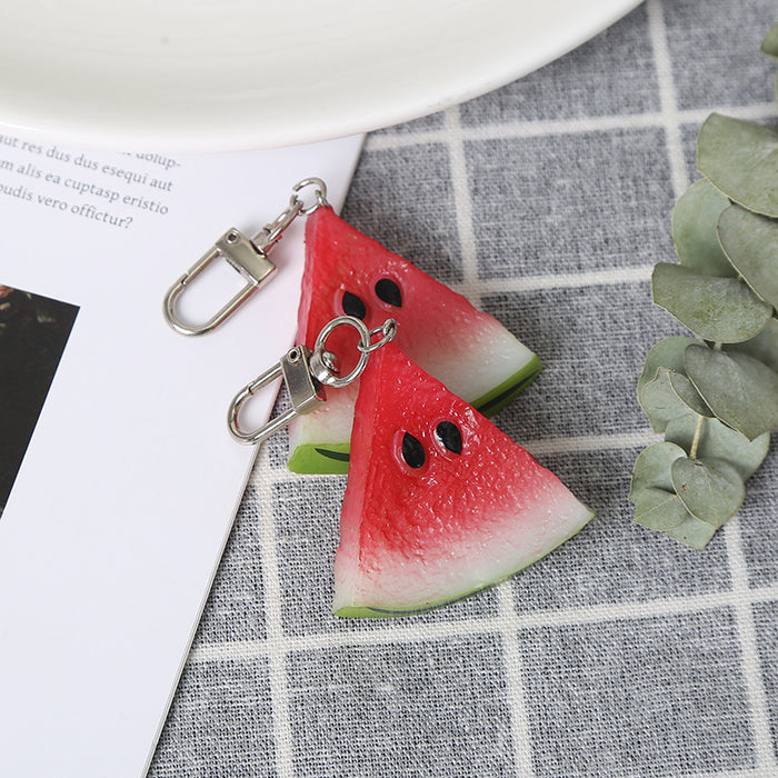 Wholesale Fruity PVC Keychain Chic Decorative Accessory for Bag Charm or Gift MOQ≥2