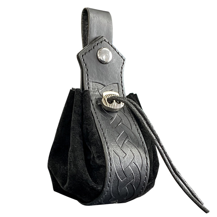 Wholesale PU Retro Viking Striped Belt Pouch Coin Purse Trendy Everyday Carry