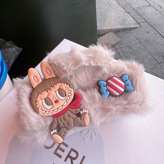 Wholesale Cute Cartoon Plush Bunny Hair Clip