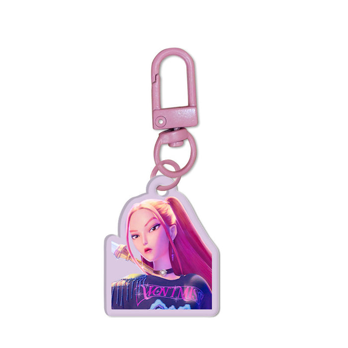 Wholesale KPOP Acrylic keychain cartoon anime peripheral pendant keychain mobile pendant