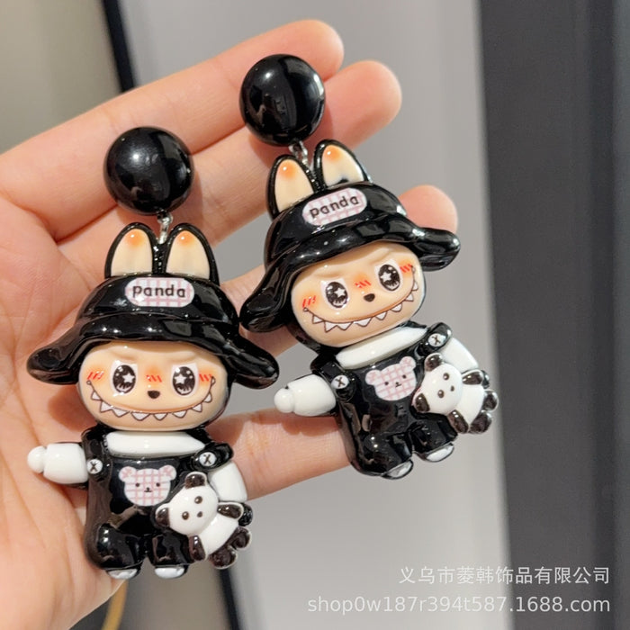 Wholesale Handmade fashionable silver needle personalized earrings and ear clips