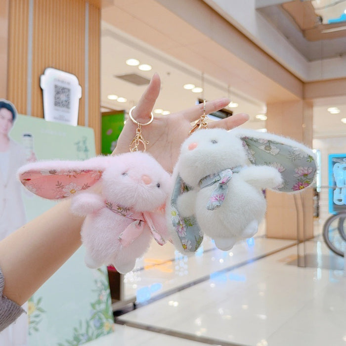 Wholesale Cute Long Ear Rabbit Pendant Plush Toy