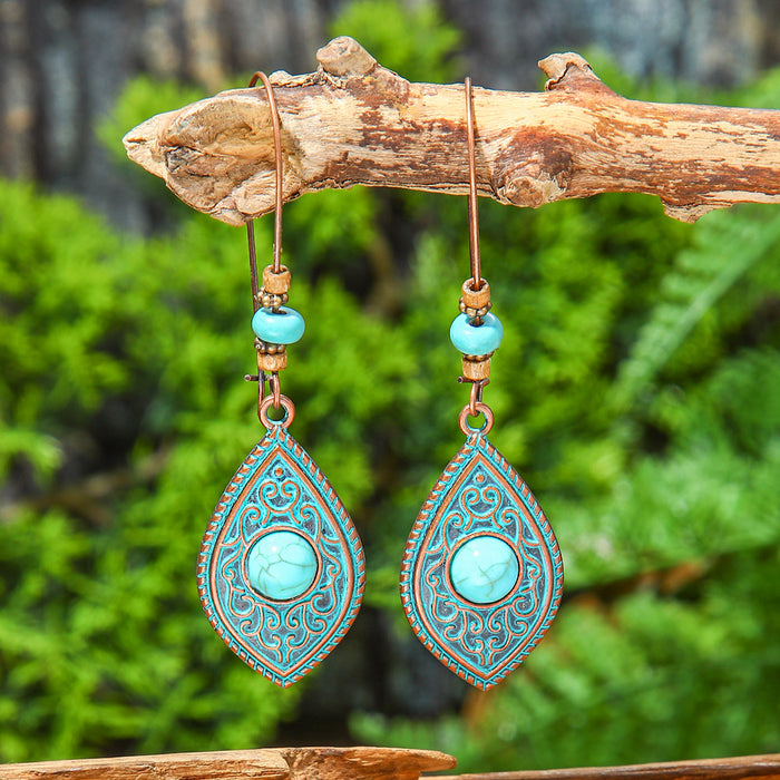 Wholesale Bohemian Vintage Tassel Earring Set Ethnic Style Fashion Accessory MOQ≥2