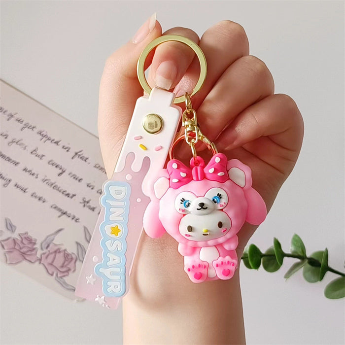 Wholesale Cartoon Silicone Doll Keychain JDC-KC-HaoXi009