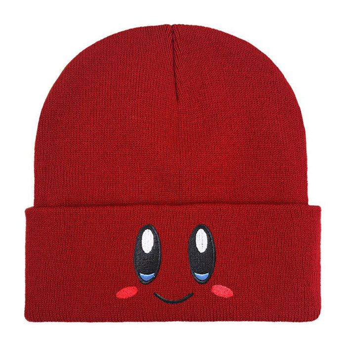 Wholesale Big Eyes Smiley Cartoon Cute Acrylic Wool Knitted Hat JDC-FH-Shengn003