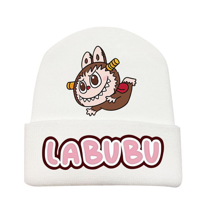 Wholesale Anime cartoon woolen hat knitted hat pullover outdoor warm