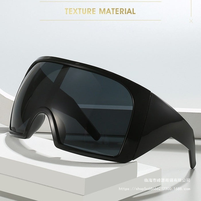 Wholesale Large frame surround sunglasses technology eye protection sunglasses