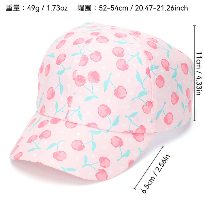 Wholesale Chic Strawberry Unicorn Open Top Baseball Cap Sun Hat for Kids