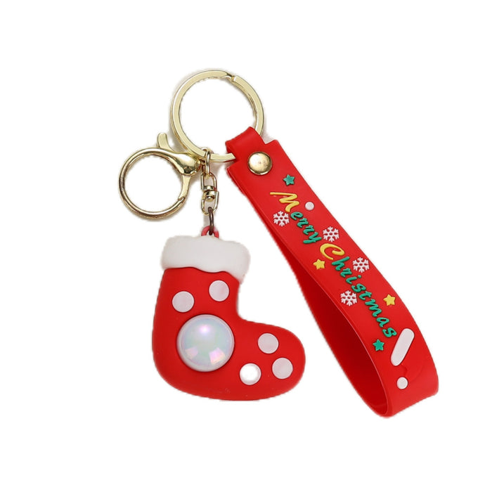 Wholesale Cartoon cute  keychain car keychain school bag pendant wholesale Christmas New Year small gifts