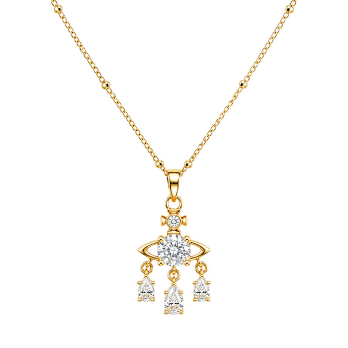 Wholesale Gold Plated Dreamcatcher Pendant Necklace