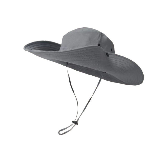 Wholesale Hat Drawstring Versatile Breathable Fisherman's Hat Sunshade and Sun Protection Large brimmed Sun Hat