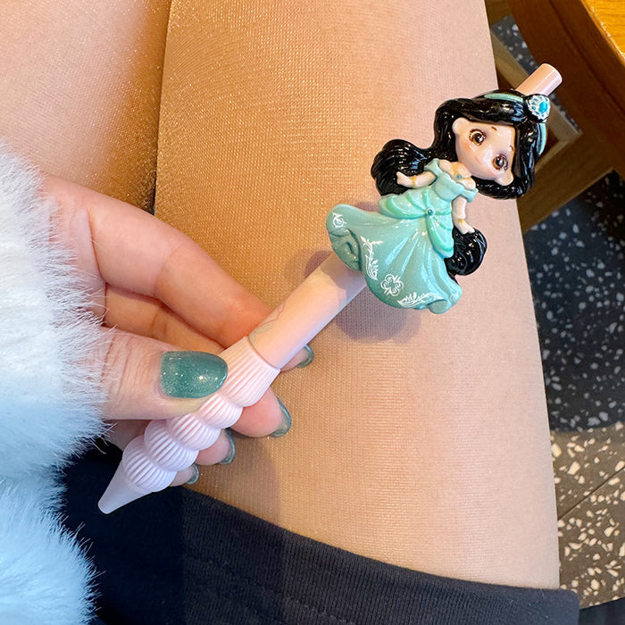 Wholesale Press the pen primary school students ballpoint pen little princess gel pen