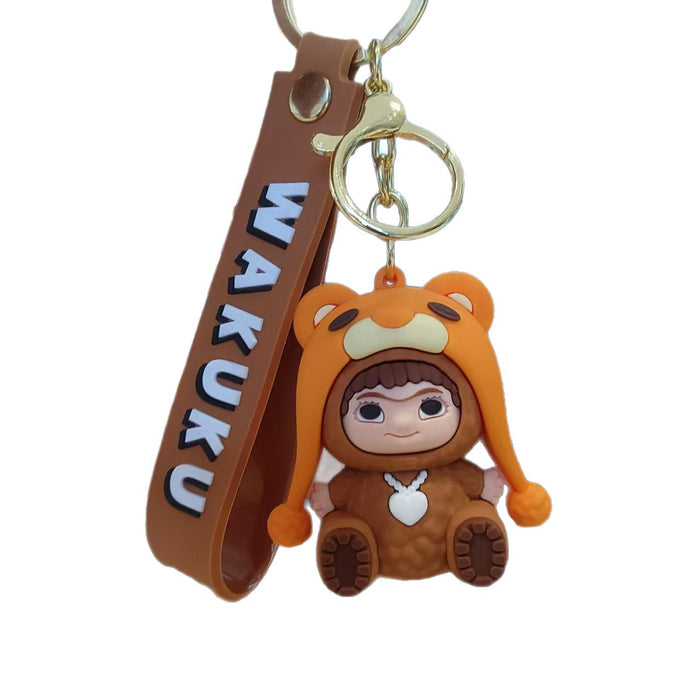 Wholesale Cartoon Soft PVC Keychain Charm